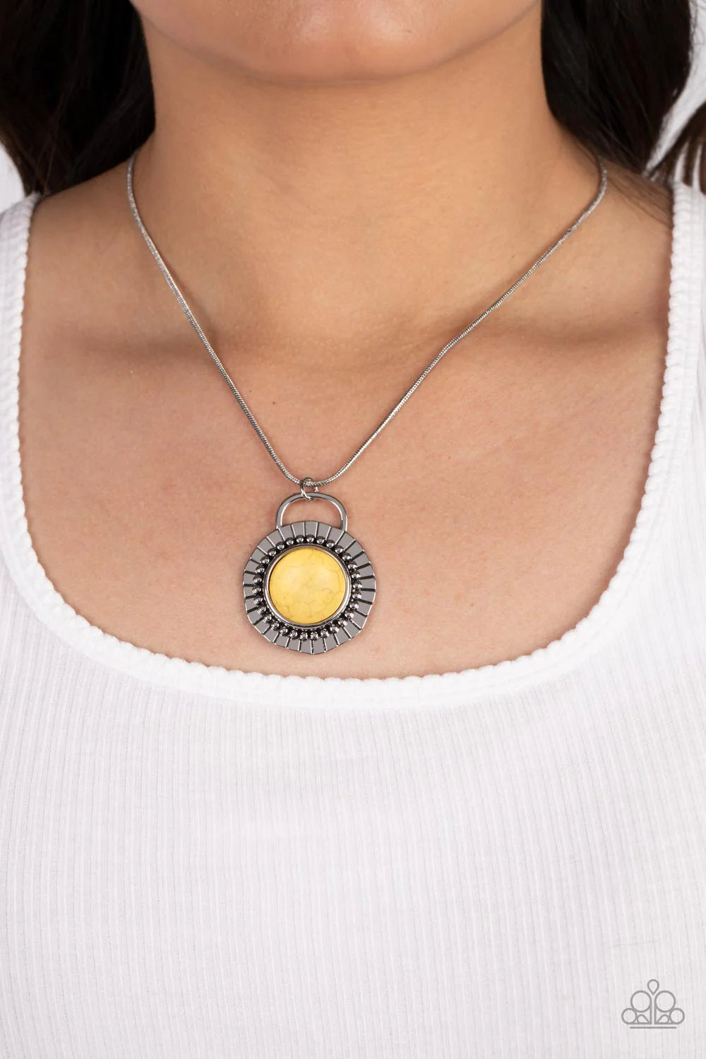 Paparazzi Necklaces - New Age Nomad - Yellow