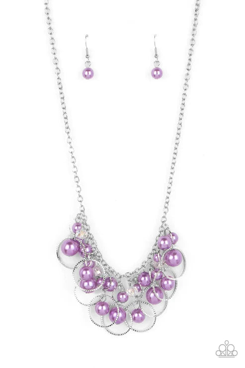 Paparazzi Necklaces - Ballroom Bliss - Purple