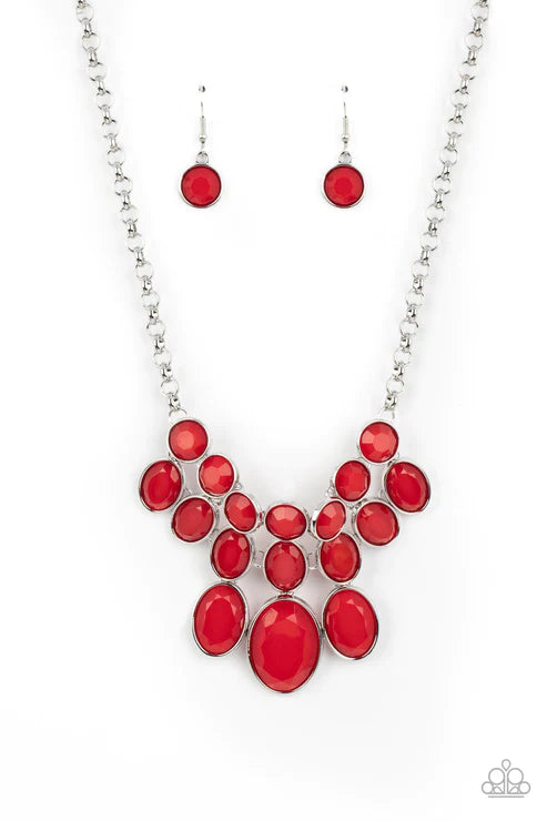 Paparazzi Necklaces - Delectable Daydream - Red