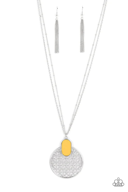 Paparazzi Necklaces - South Beach Beauty - Yellow