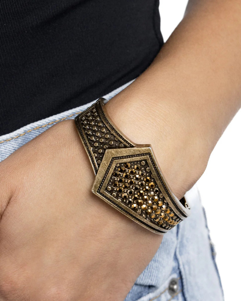 Paparazzi Bracelets - Order of the Arrow - Brass