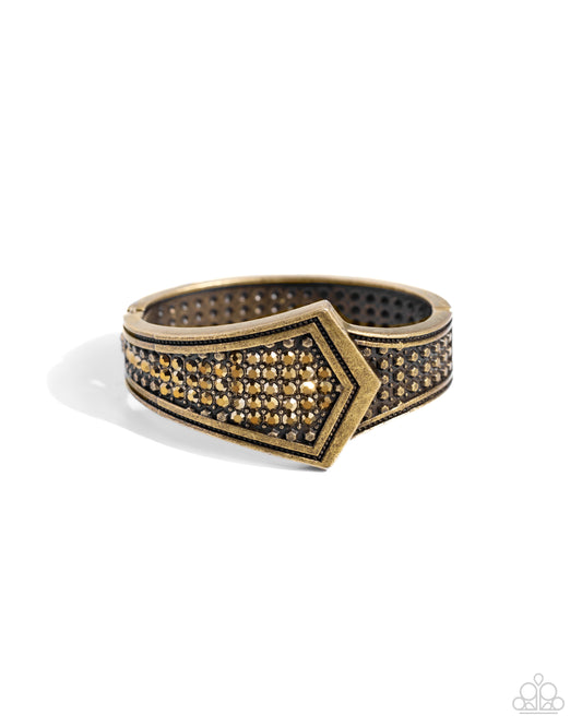 Paparazzi Bracelets - Order of the Arrow - Brass