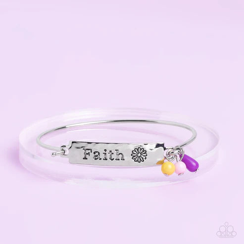 Paparazzi Bracelets - Flirting with Faith - Purple