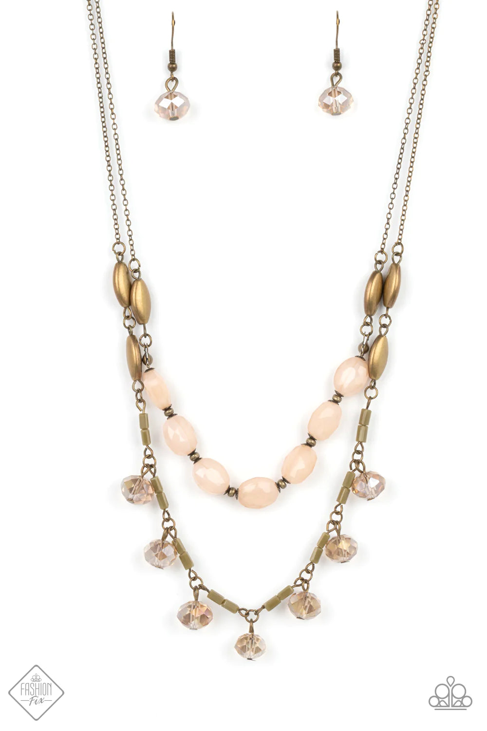 Paparazzi Necklaces - Sheen Season - Brass - Fashion Fix