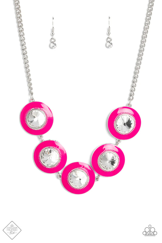 Paparazzi Necklaces - Feminine Flair - Pink - Fashion Fix