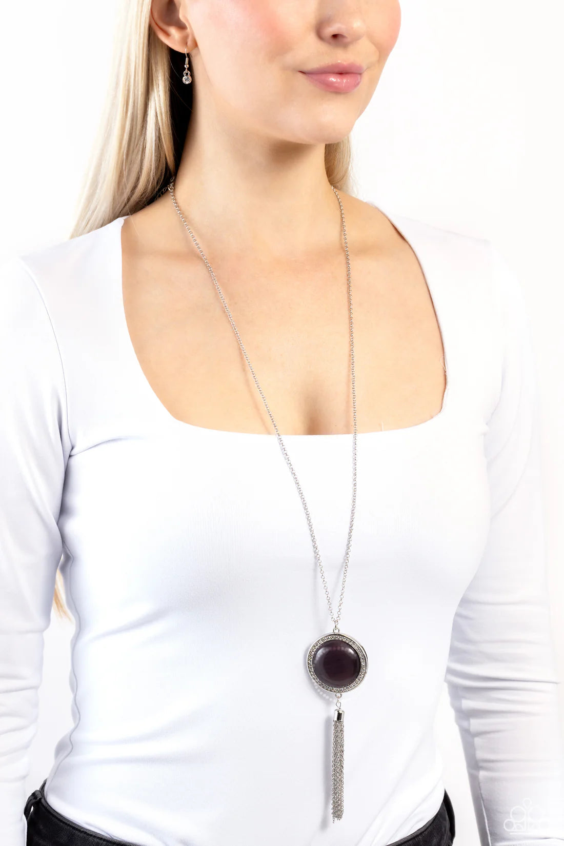 Paparazzi Necklaces - Tallahassee Tassel - Purple