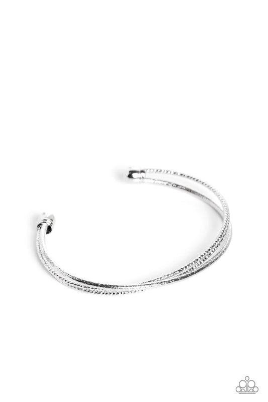 Paparazzi Bracelets - Coachella Curls - Silver