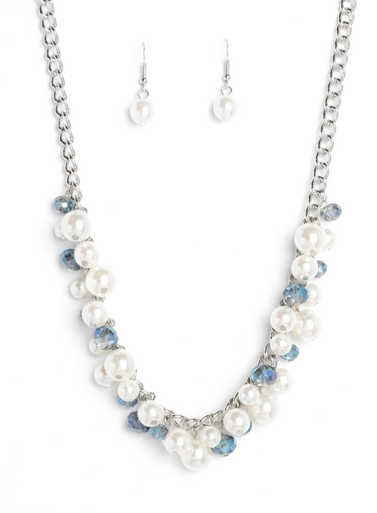 Paparazzi Necklaces - Glinting Goddess - Blue