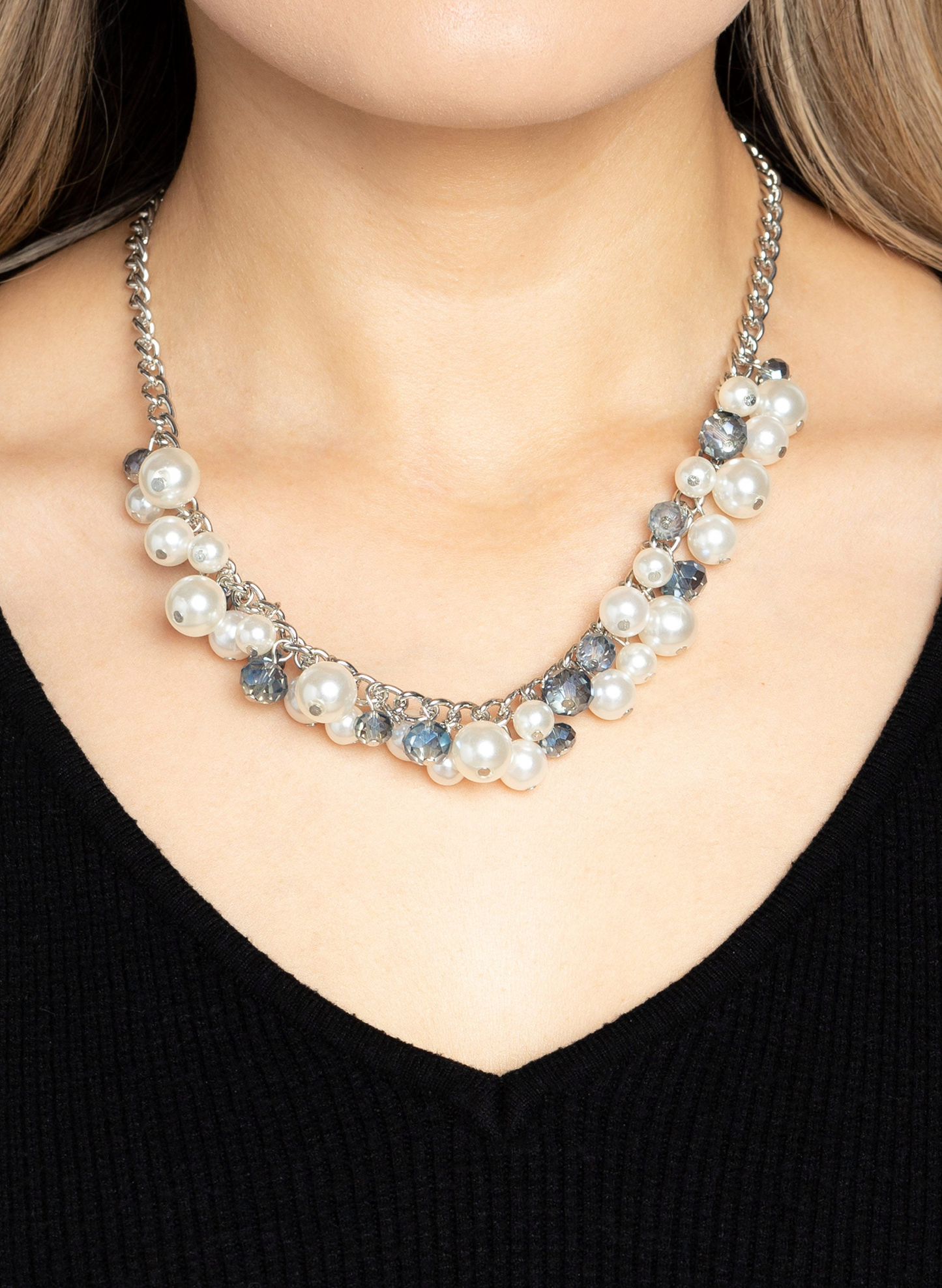 Paparazzi Necklaces - Glinting Goddess - Blue