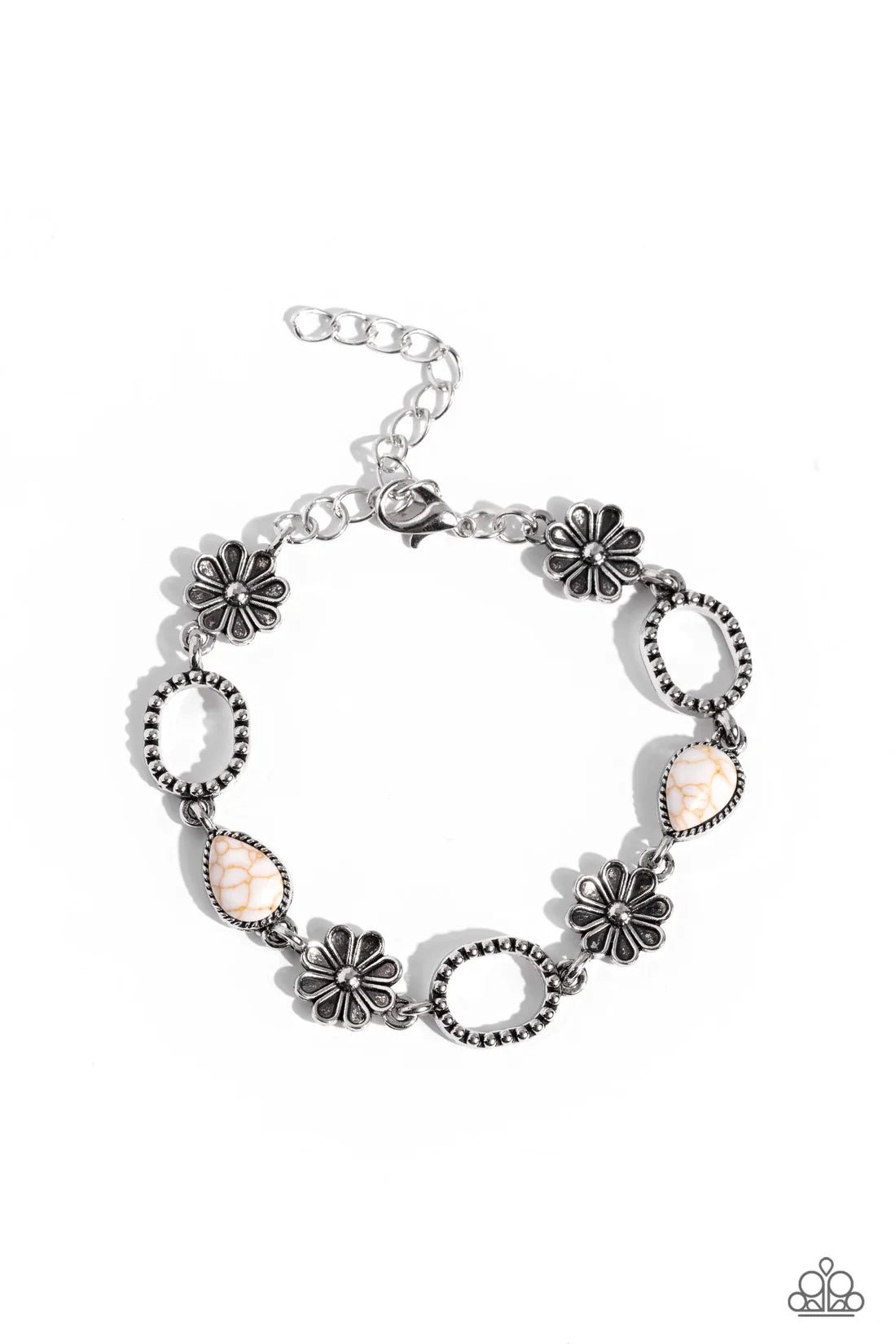 Paparazzi Bracelets - Casablanca Craze - White