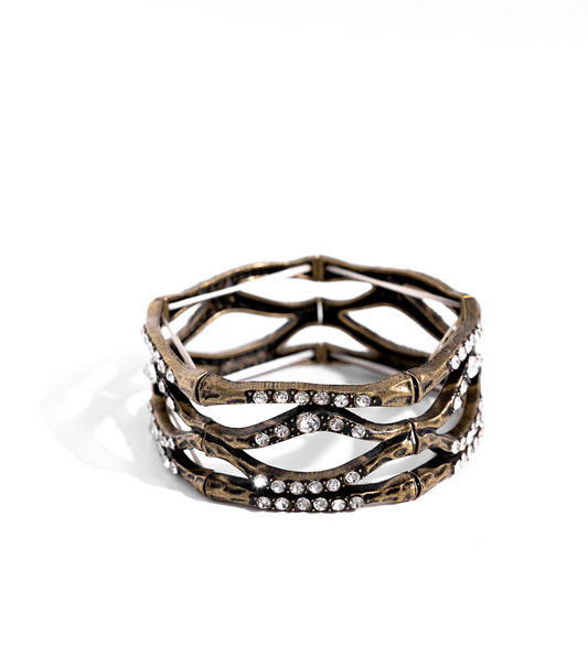 Paparazzi Bracelets - Cross Country - Brass