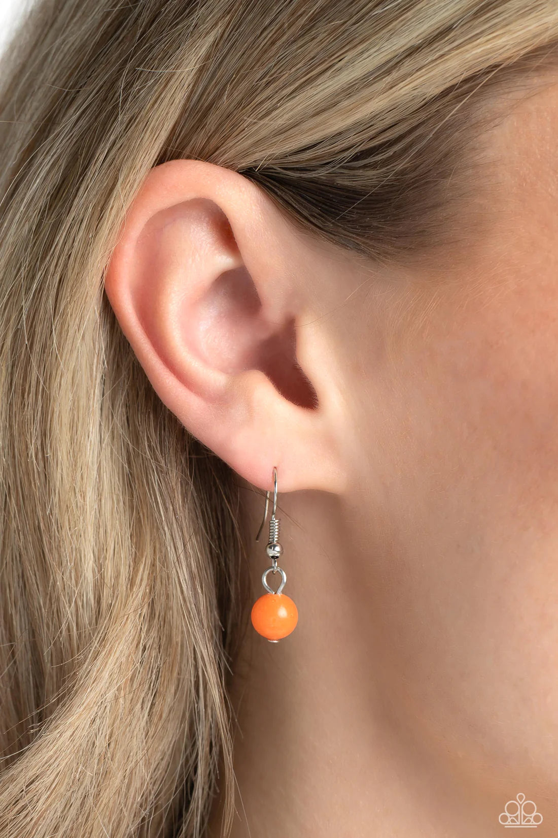 Paparazzi Necklaces - Textured Trailblazer - Orange