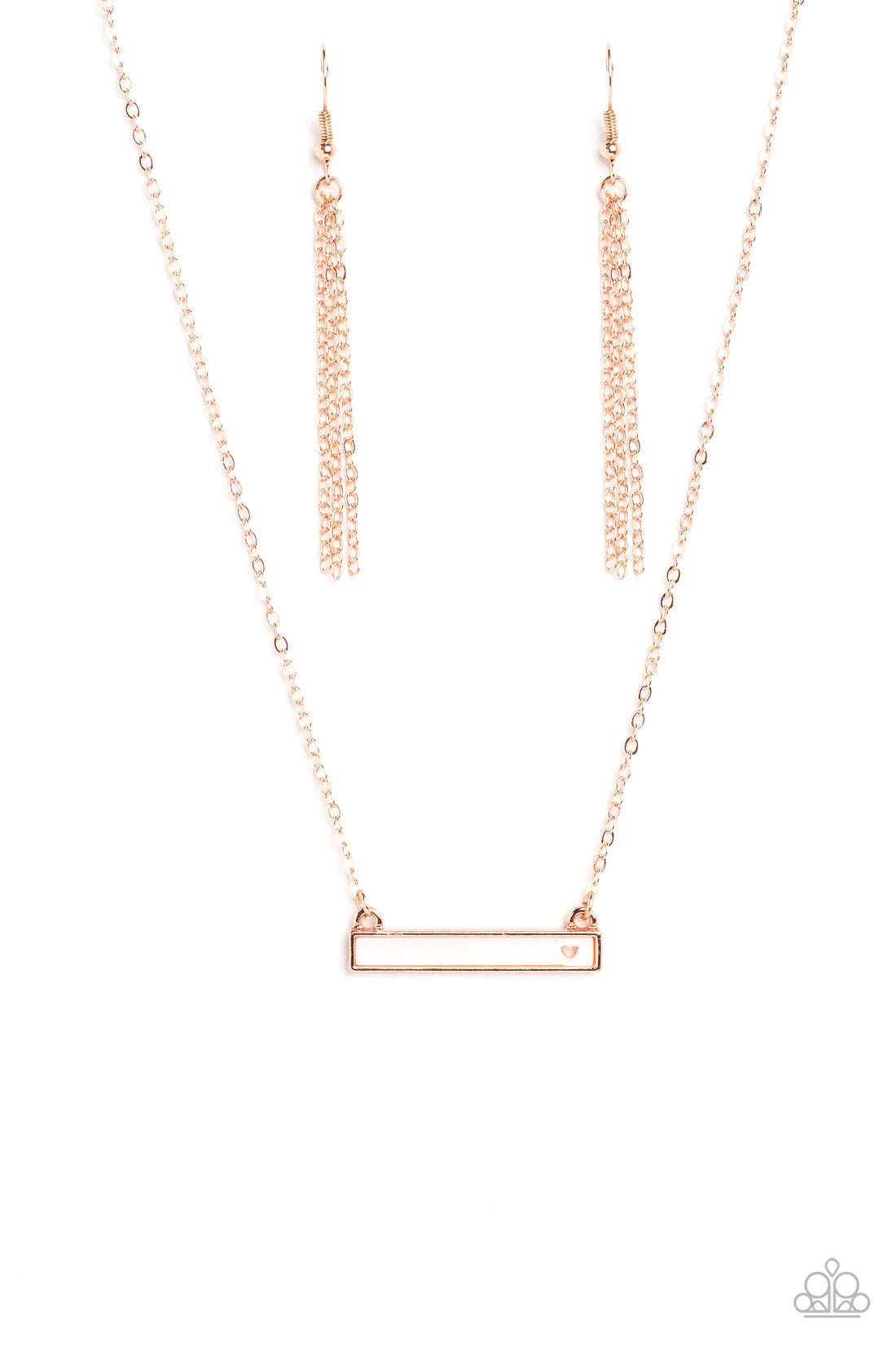 Paparazzi Necklaces - Devoted Darling - Copper