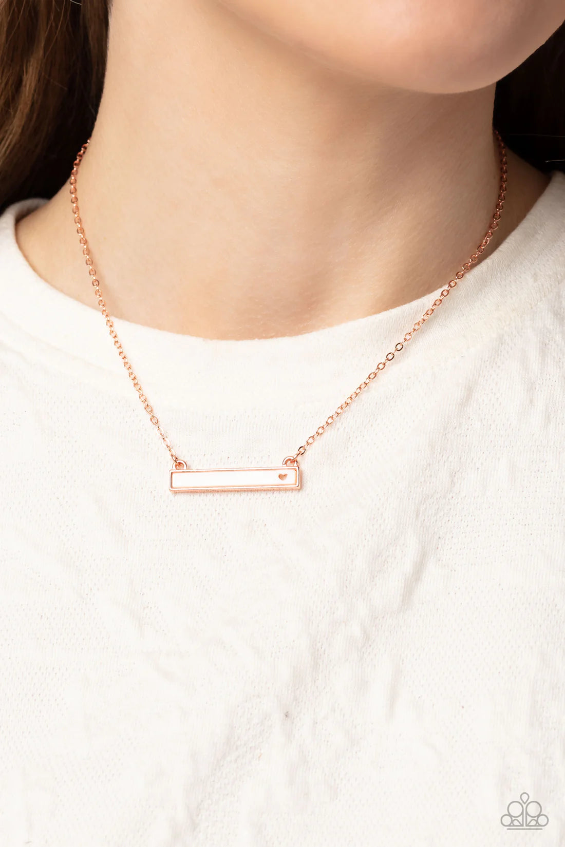 Paparazzi Necklaces - Devoted Darling - Copper