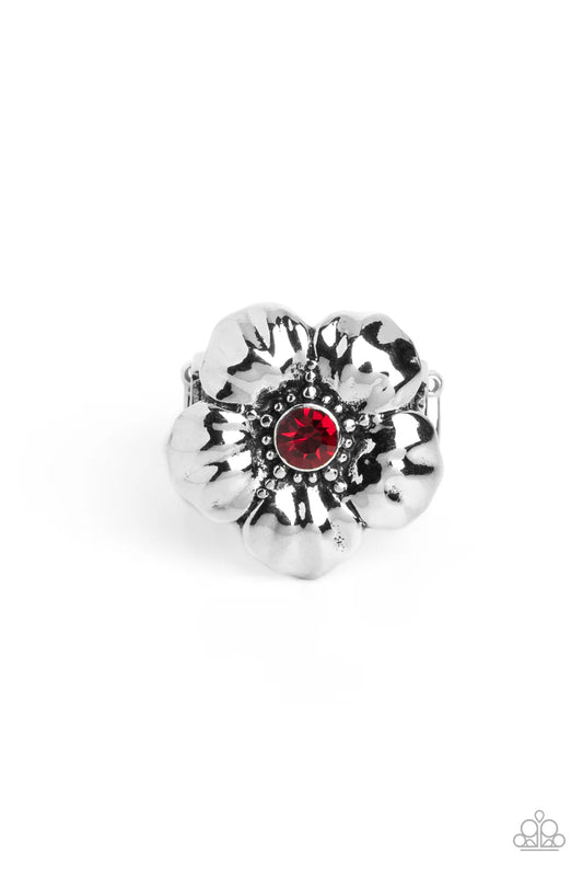 Paparazzi Rings - Bloom Bloom Pow - Red