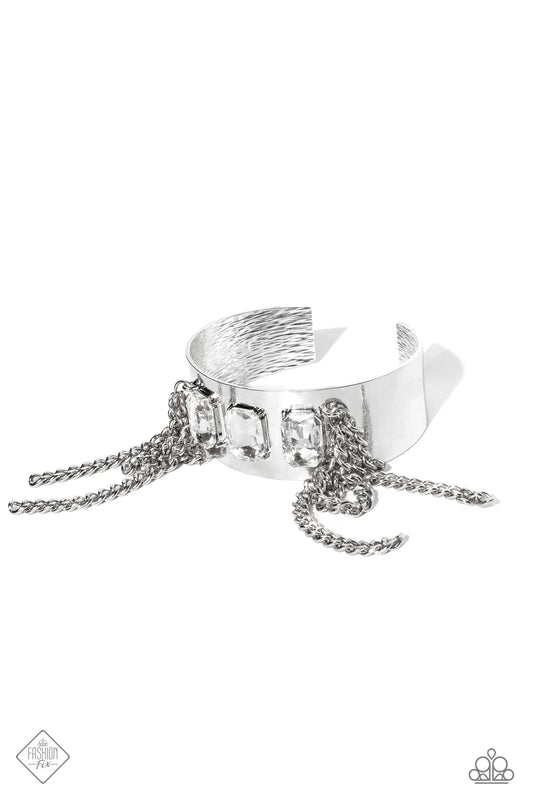 Paparazzi Bracelets - Chain Showers - White - Fashion Fix