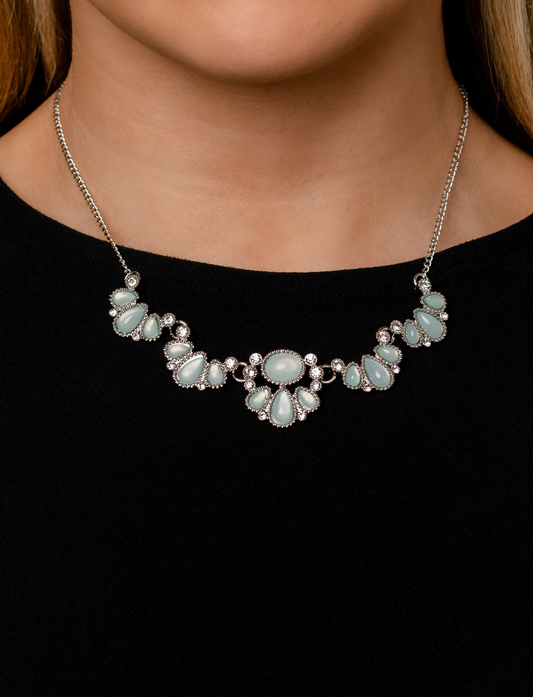 Paparazzi Necklaces - Dancing Dimension - Blue