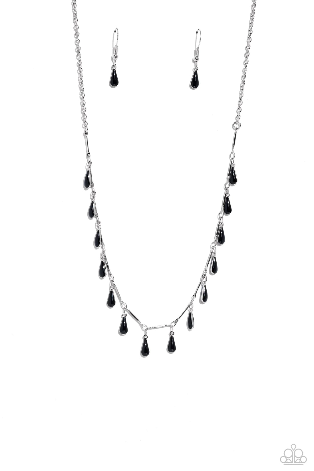 Paparazzi Necklaces - Drop-Dead Dance - Black