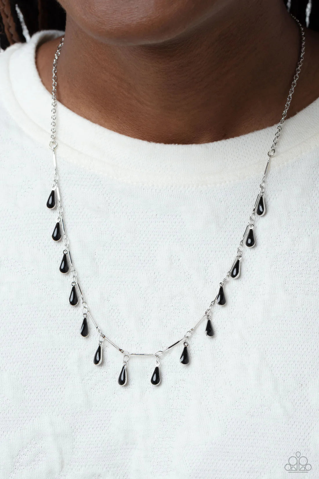 Paparazzi Necklaces - Drop-Dead Dance - Black