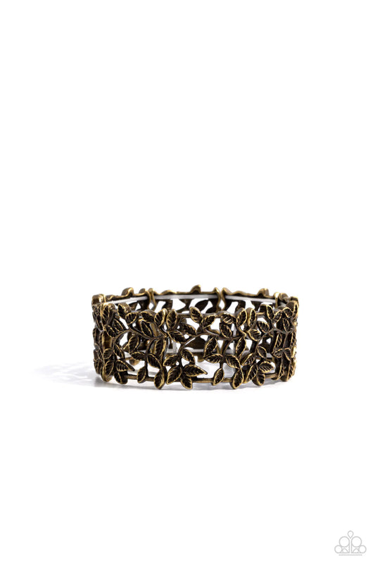 Paparazzi Bracelets - Whose Vine is it Anyway? - Brass