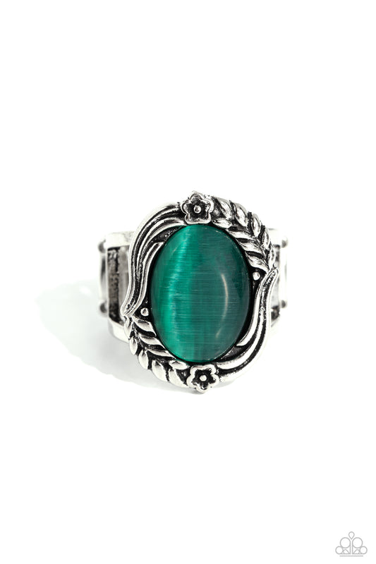 Paparazzi PREORDER Rings - Plaited Pattern - Green