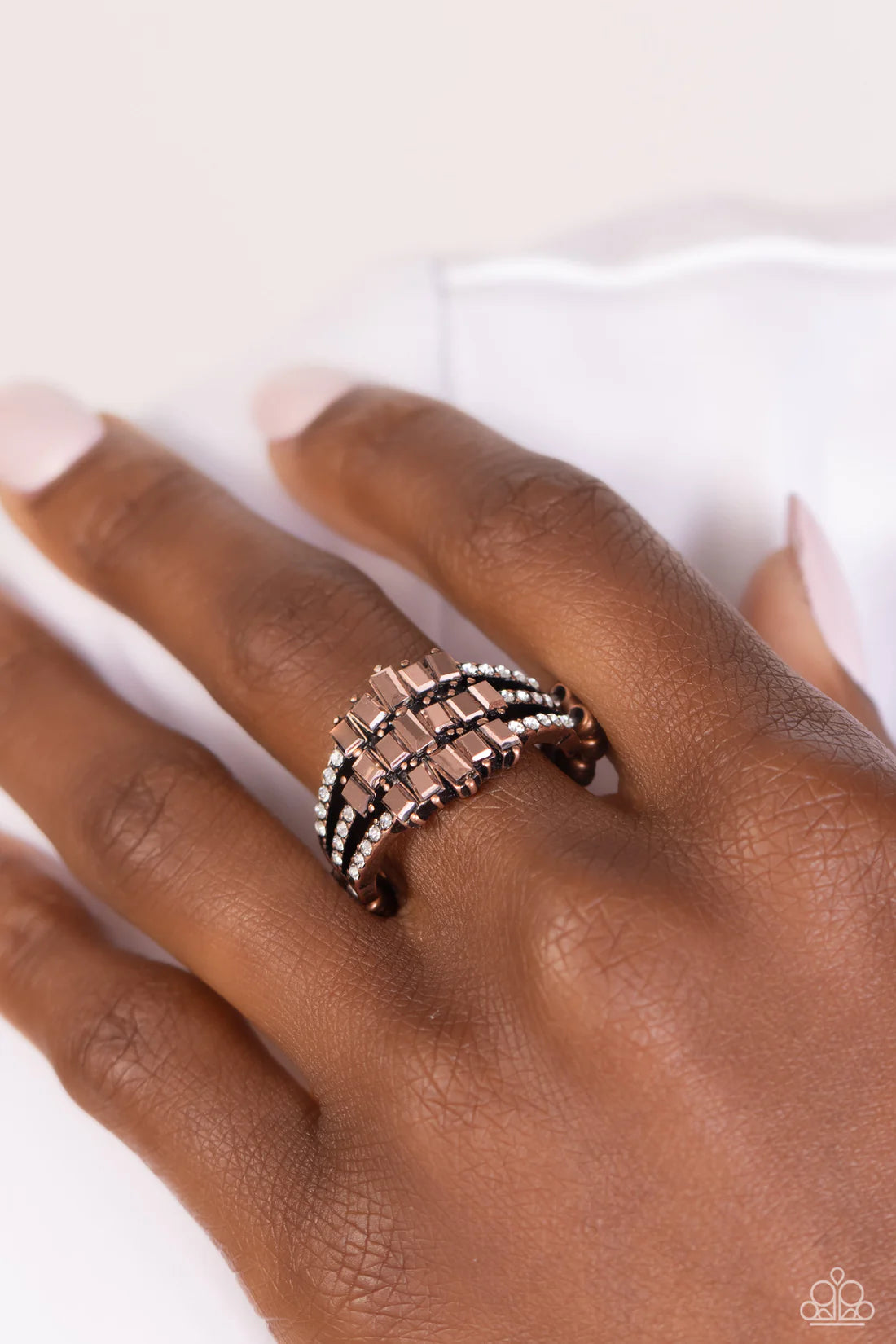 Paparazzi Rings - Stacking Up - Copper