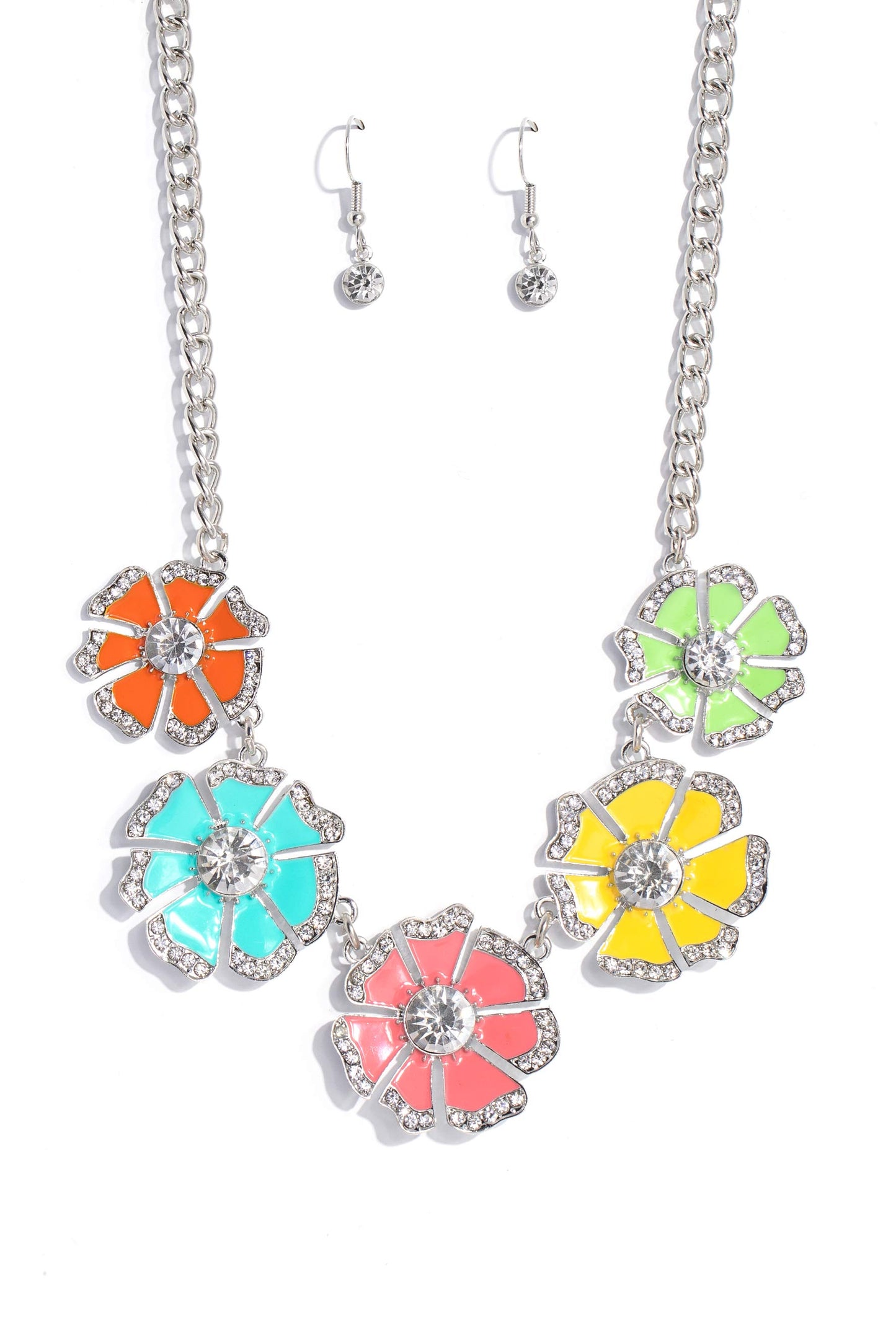 Paparazzi Necklaces - Playful Posies - Multi - Life of the Party July 2023