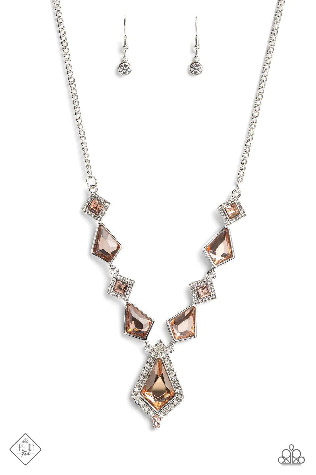 Paparazzi Necklaces - Sharp Showroom - Orange - Fashion Fix
