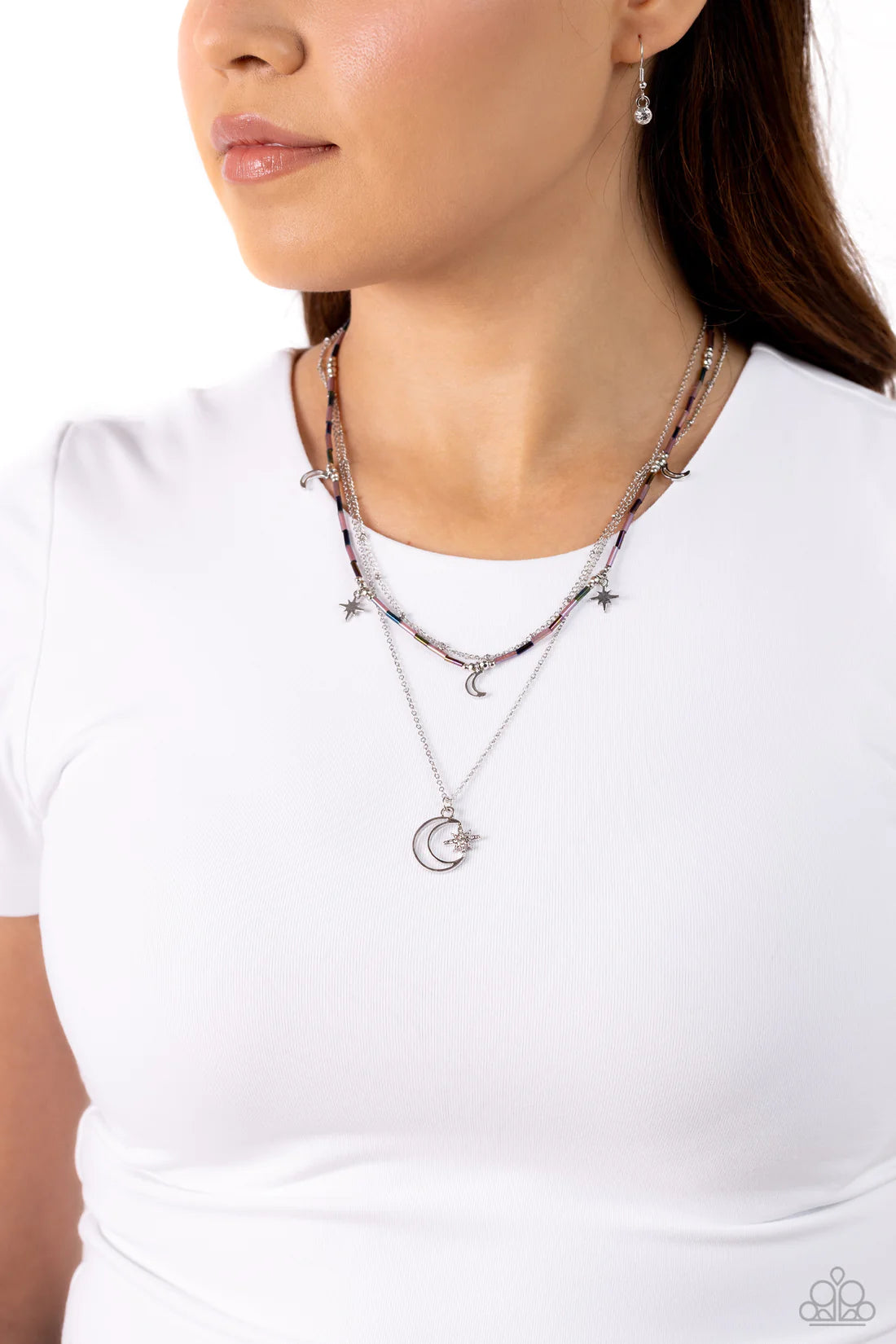 Paparazzi Necklaces - Constant as the Stars - Purple