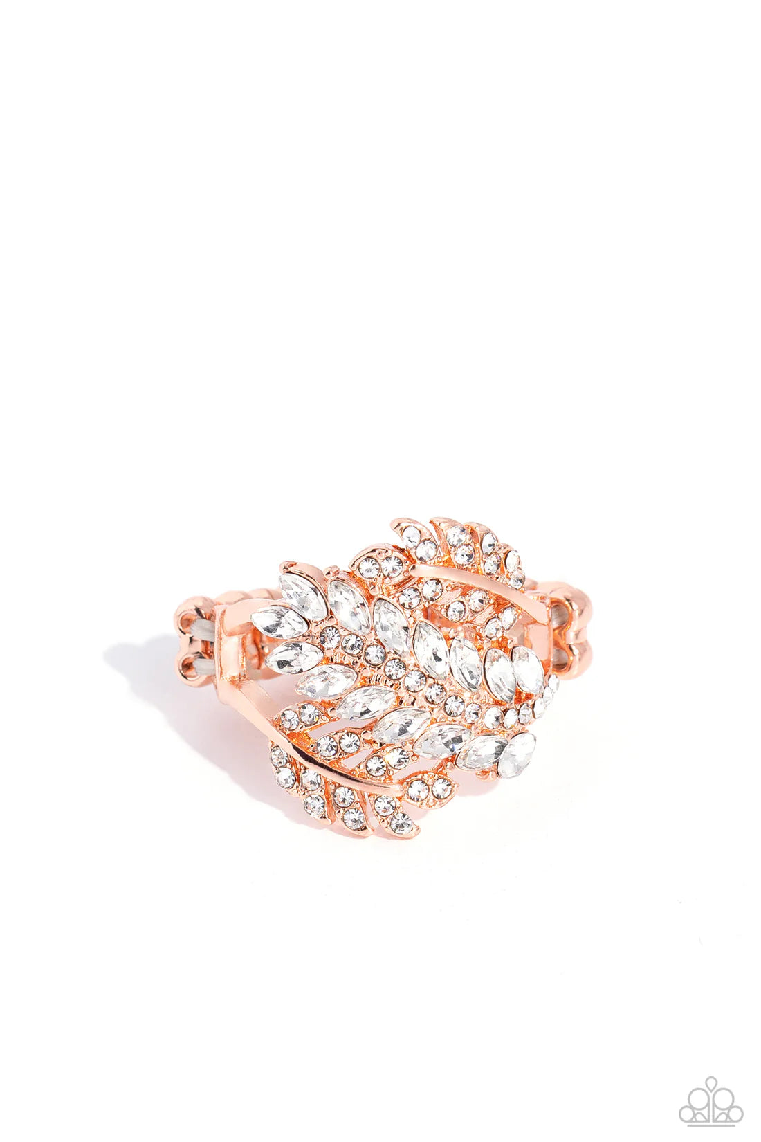 Paparazzi Rings - Leaf the Way - Copper