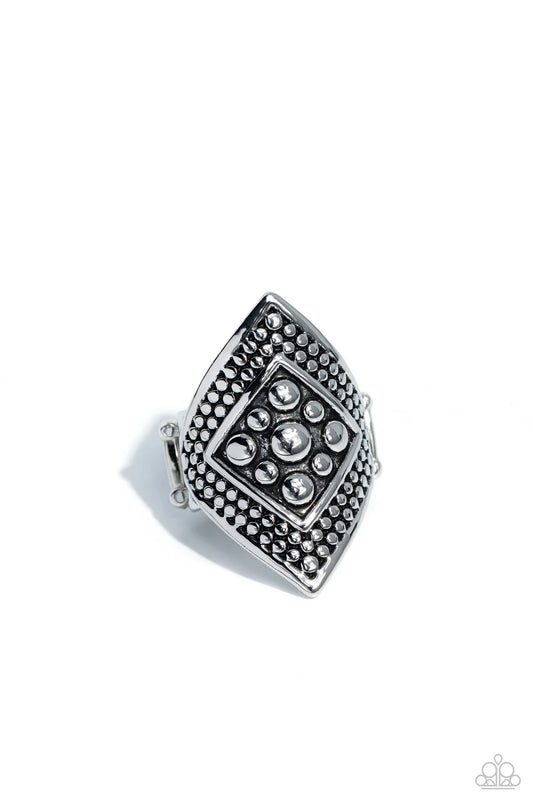 Paparazzi Rings - Hey, Hot Stud! - Silver