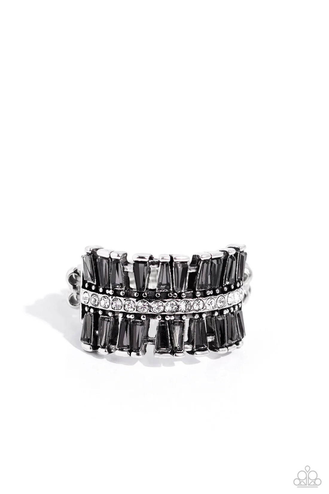 Paparazzi Rings - Staggering Stacks - Silver