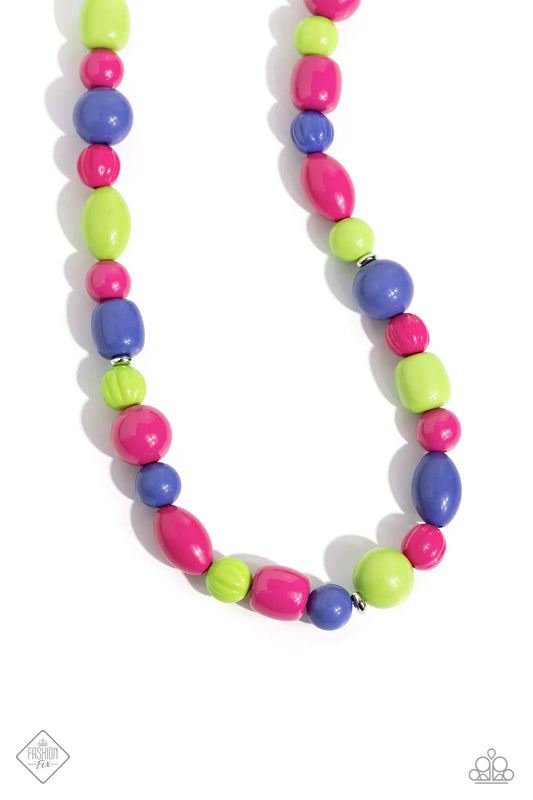 Paparazzi Necklaces - Perfectly Poppin' - Pink - Fashion Fix