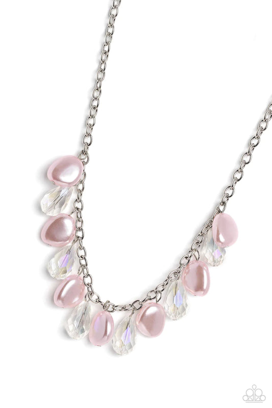 Paparazzi Necklaces - Welcome to Ball Street - Pink