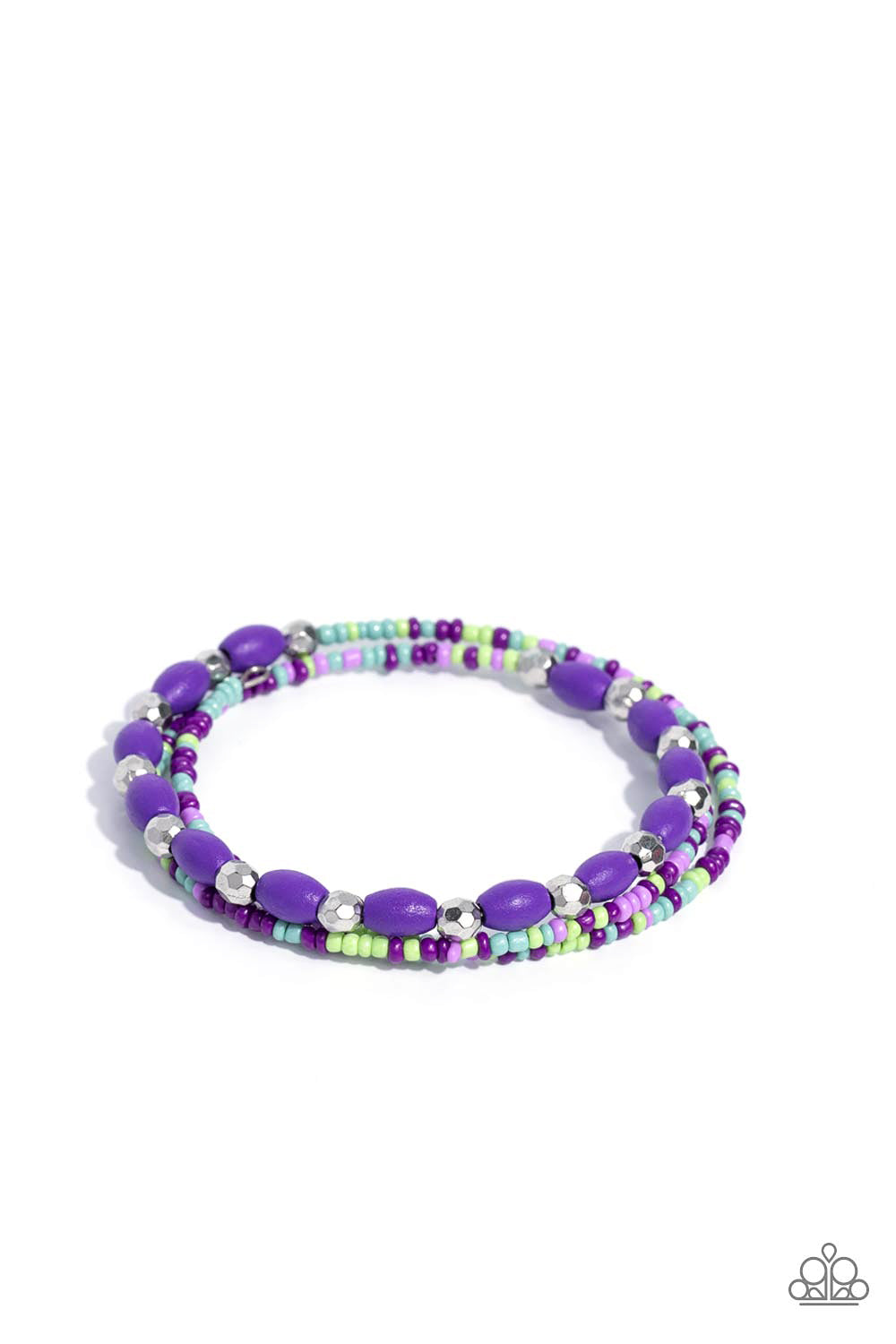 Paparazzi Bracelets - For Wood Measure - Purple