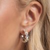 Paparazzi Earrings - Floral Focus - White