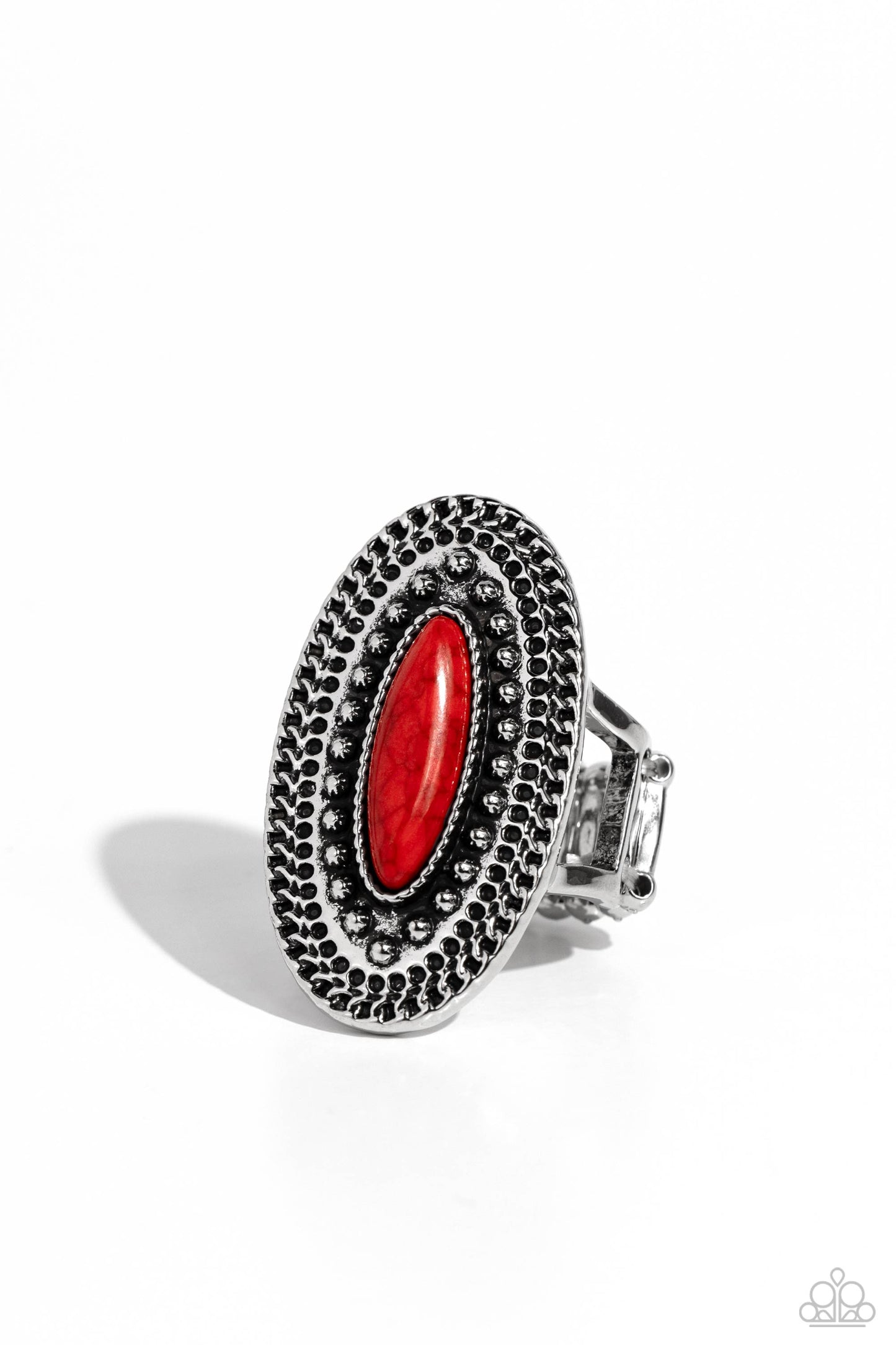 Paparazzi Rings - Desert Declaration - Red