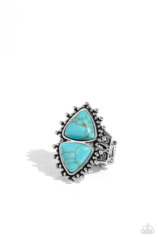 Paparazzi Rings - Indigenously Inverted - Blue