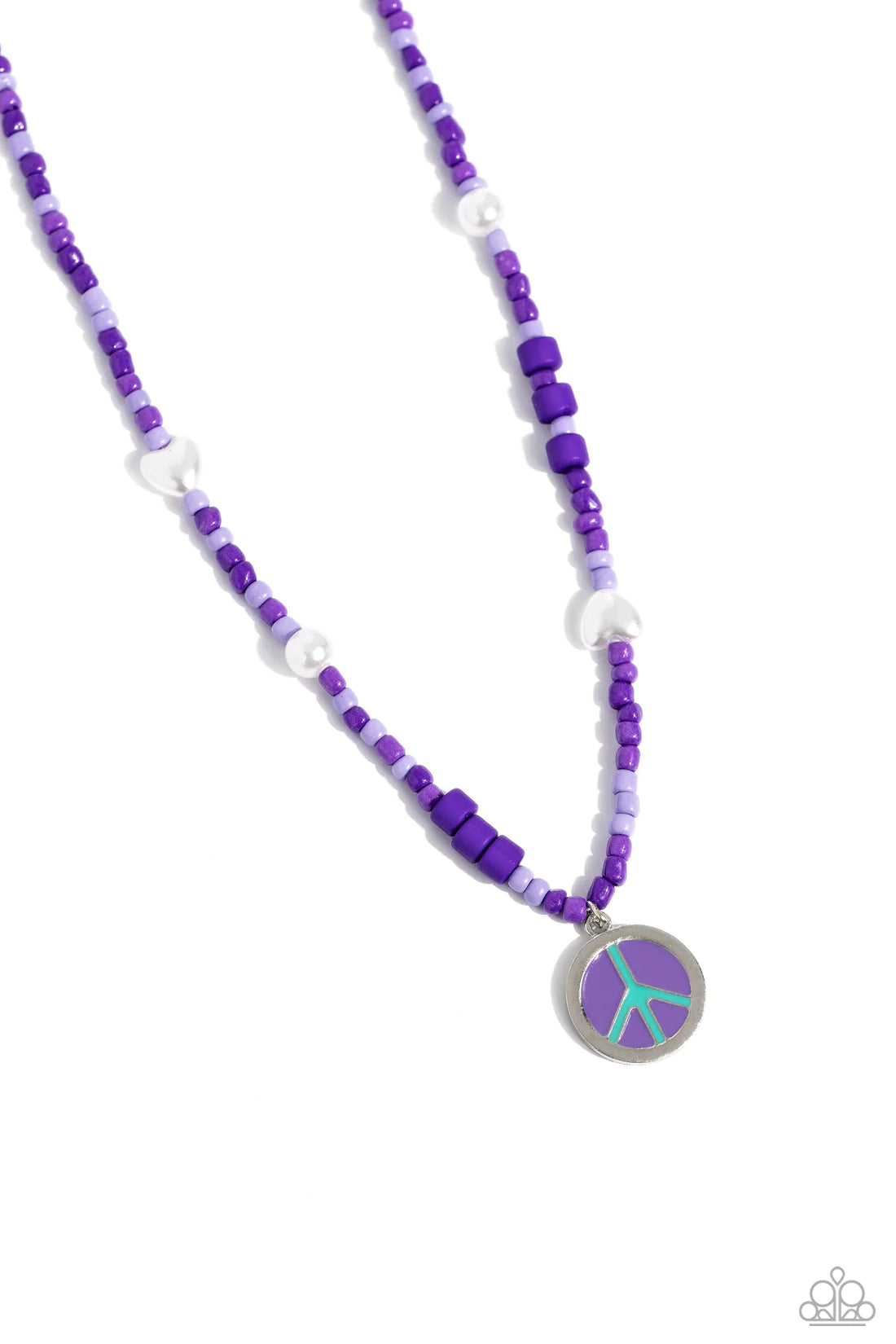 Paparazzi Necklaces - Pearly Possession - Purple