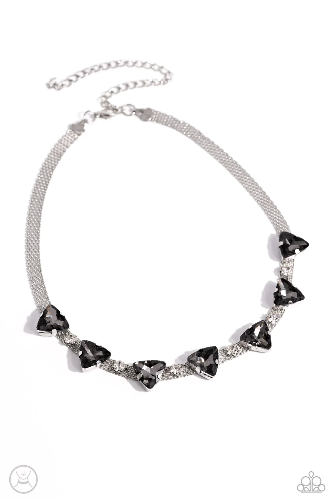 Paparazzi Necklaces - Strands of Sass - Silver
