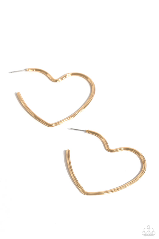 Paparazzi PREORDER Earrings - Summer Sweethearts - Gold