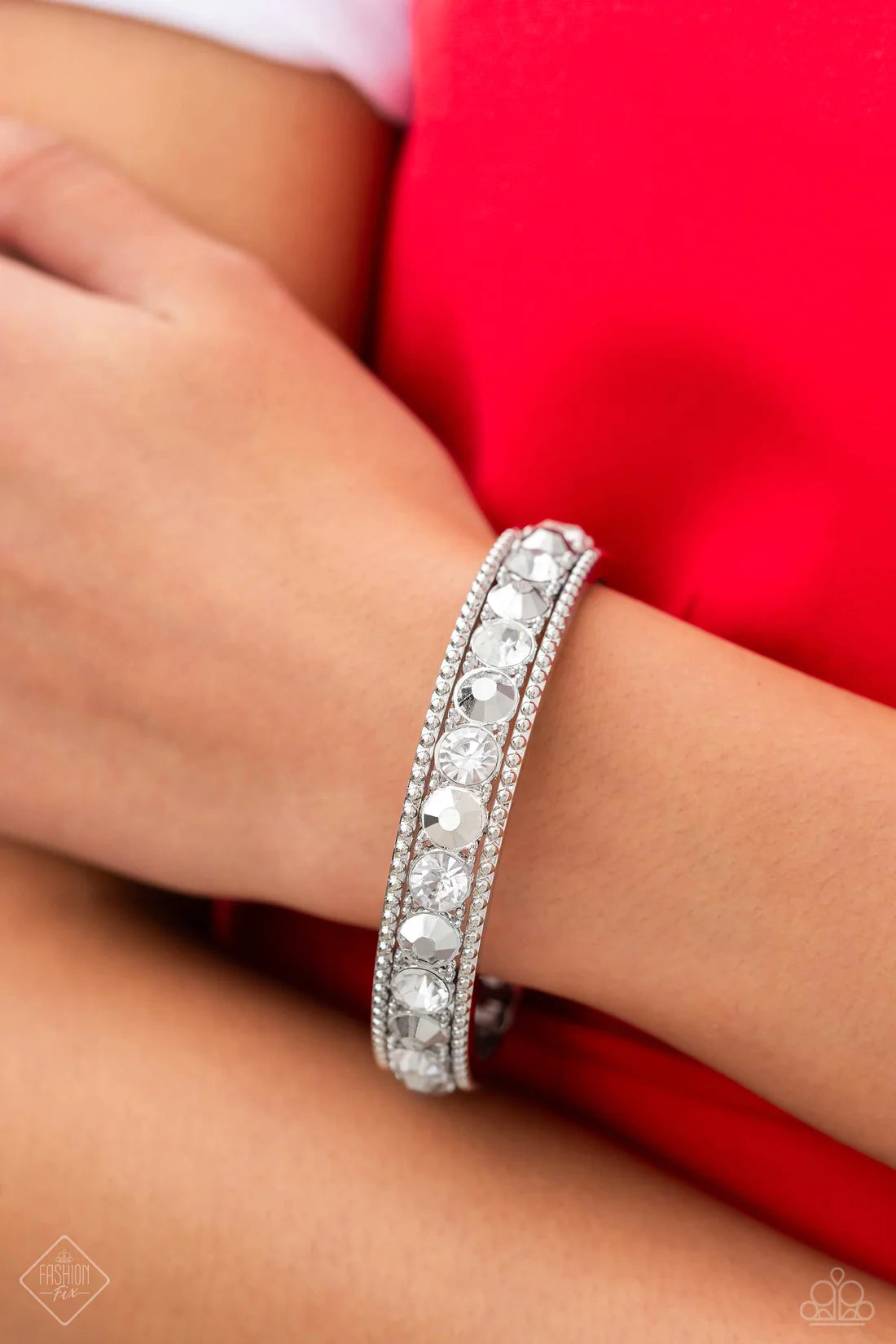 Paparazzi Bracelets - Polishing Promise - White - Fashion Fix