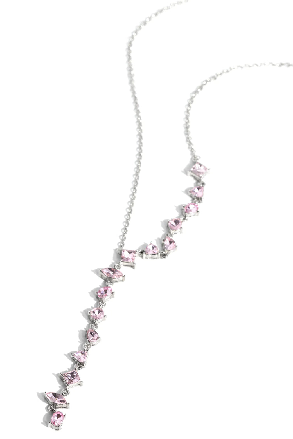 Paparazzi Necklaces - Diagonal Daydream - Pink