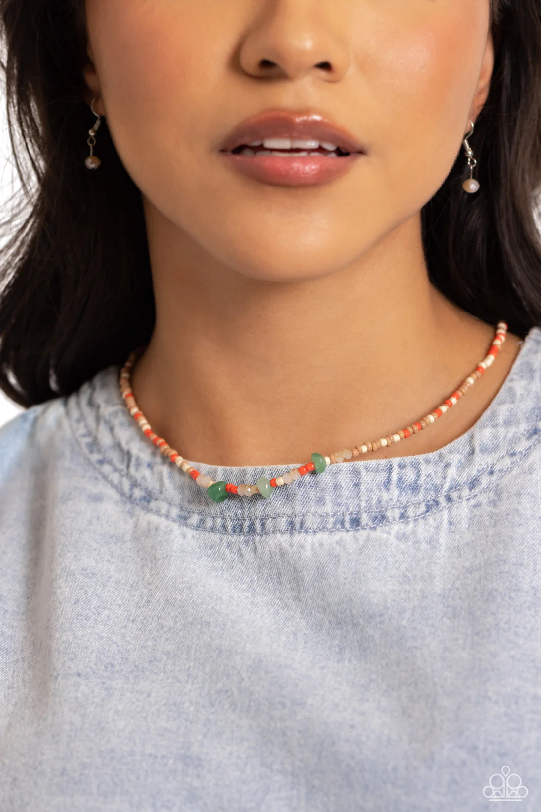 Paparazzi Necklaces - Naturally Notorious - Green