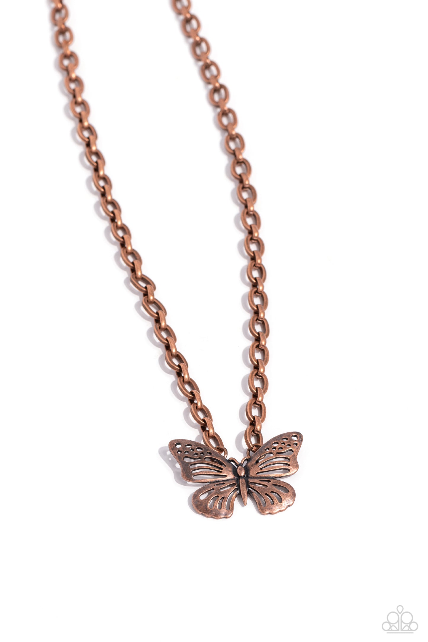 Paparazzi Necklaces - Midair Monochromatic - Copper