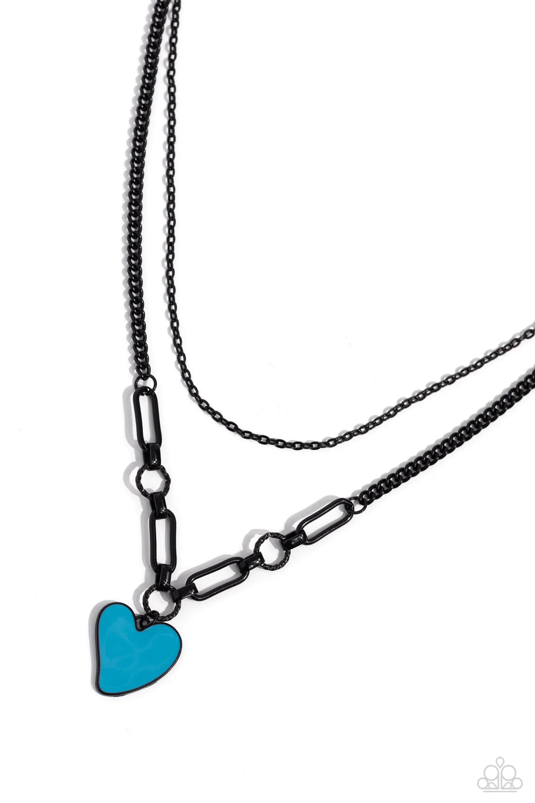 Paparazzi Necklaces - Carefree Confidence - Blue