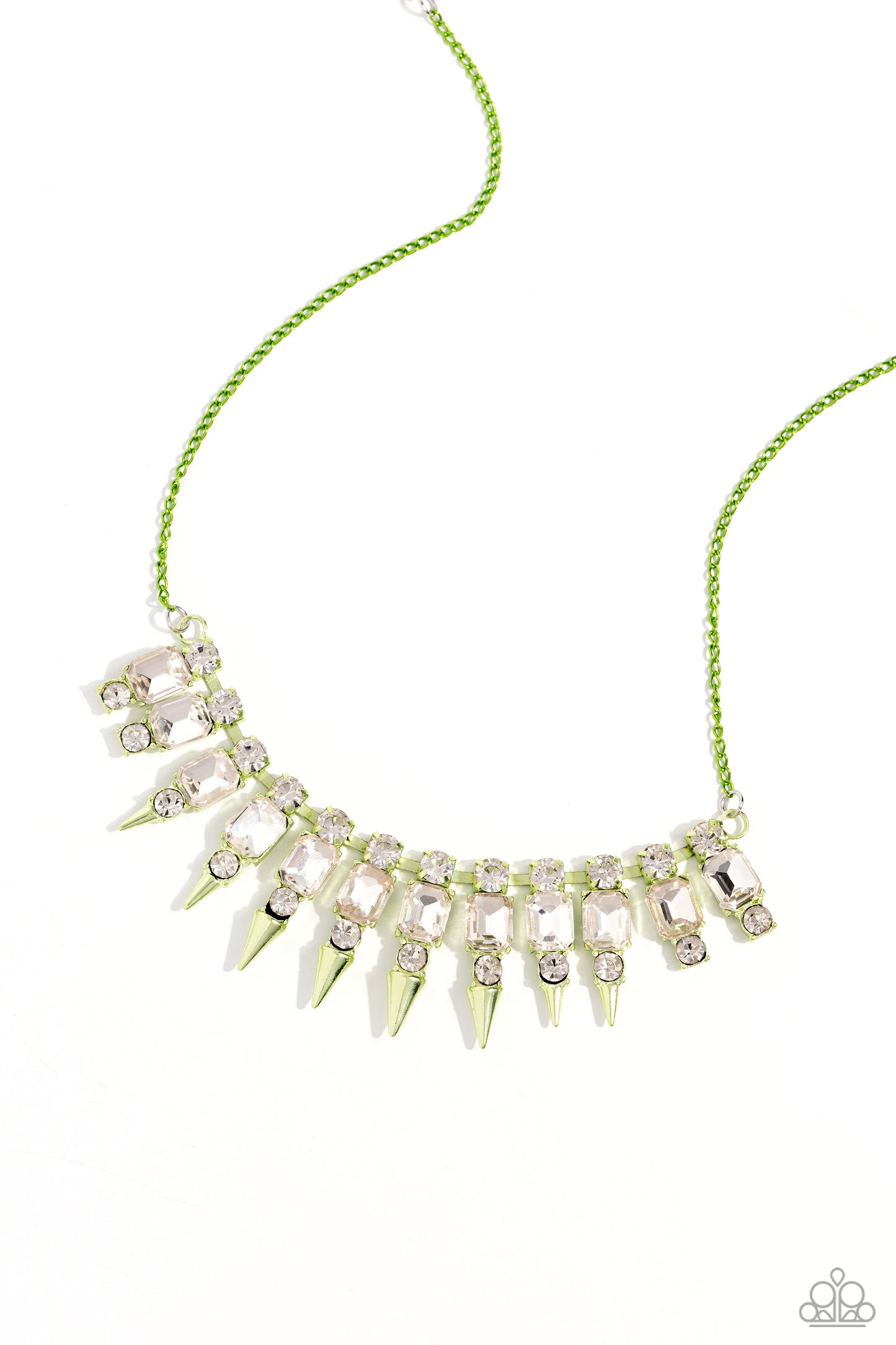 Paparazzi Necklaces - Punk Passion - Green