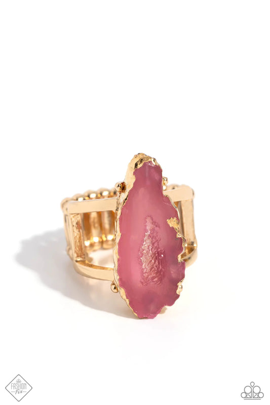 Paparazzi Rings - Mineral Masterpiece - Pink - Fashion Fix