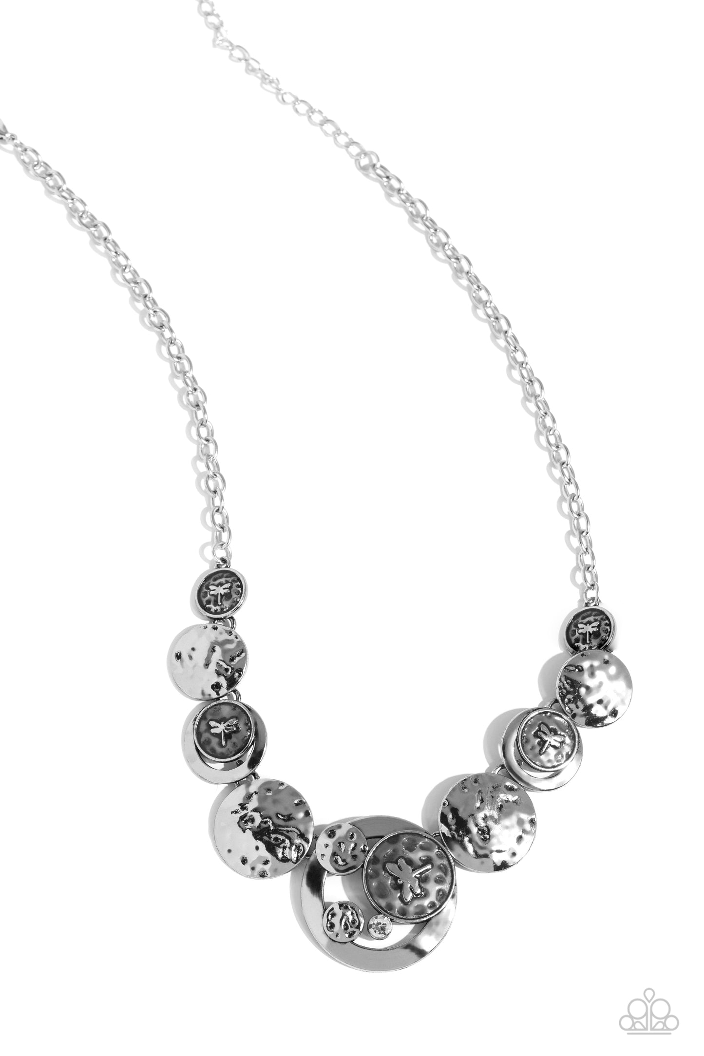 Paparazzi Necklaces - Dragonfly Design - Silver