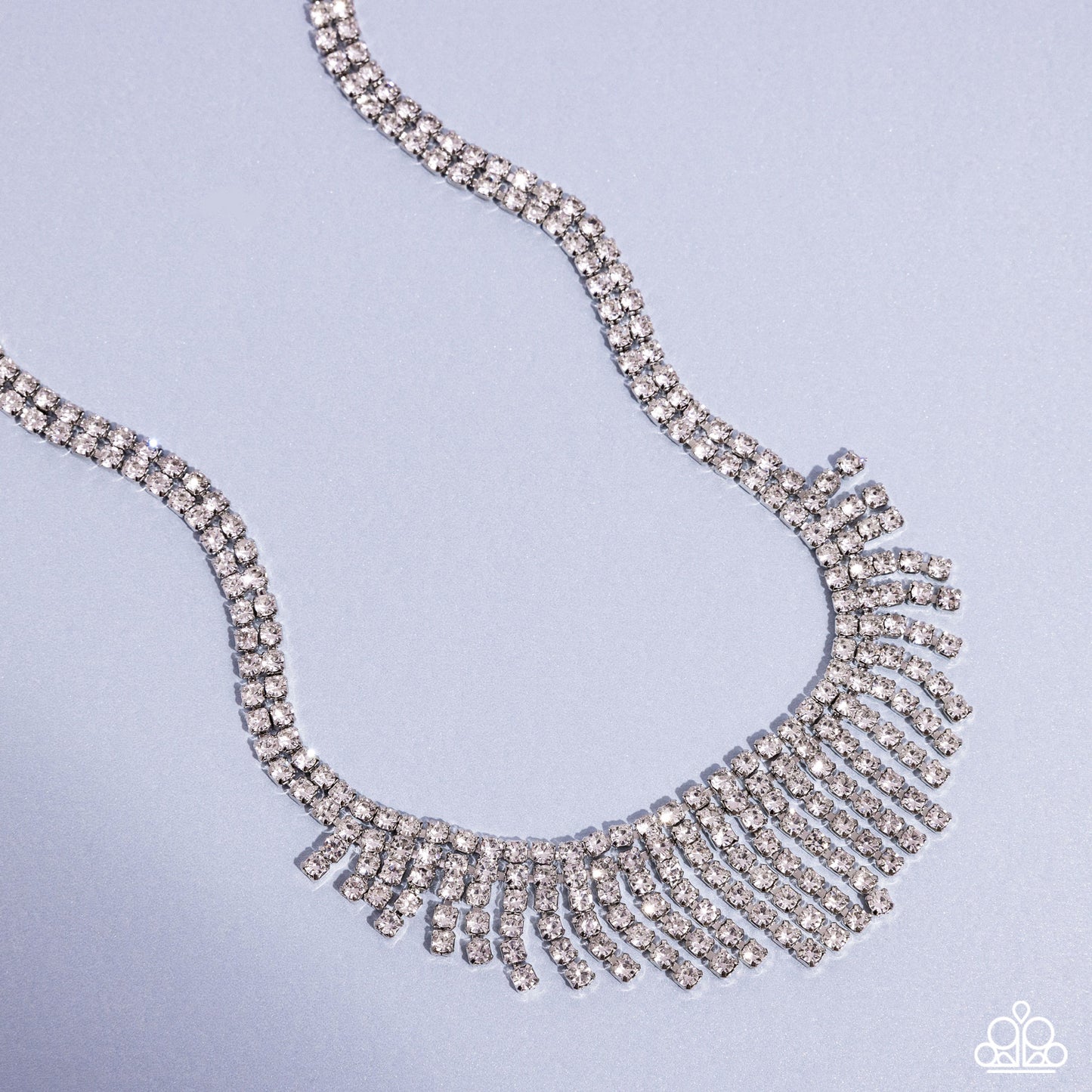 Paparazzi Necklaces - Daring Decadence - White